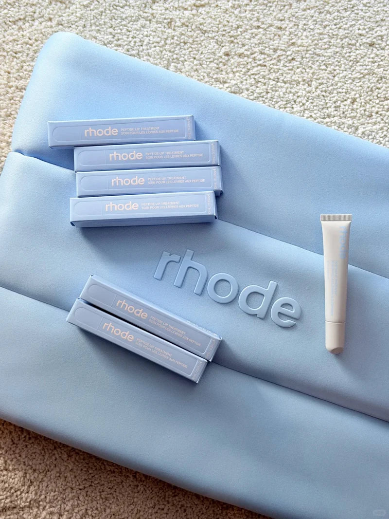 Rhode Blue Makeup Bubble Bag Sugaeberry Lip Glaze Gloss Powder Blusher Glazing Milk Skin Care Cosmetic
