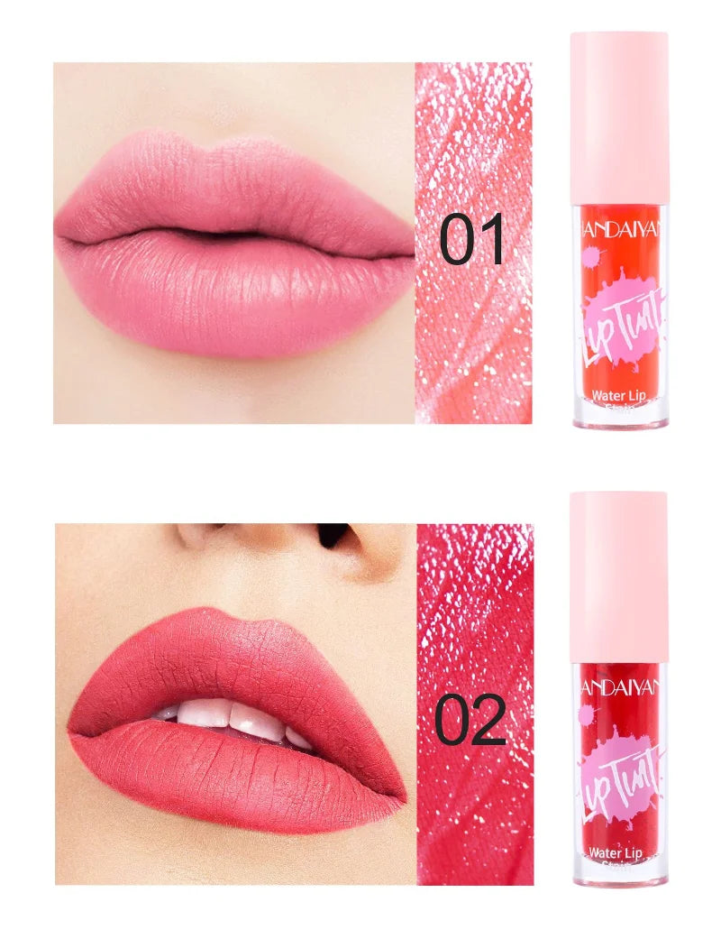 Liquid Lipstick and Blush 2 In 1 Waterproof Long Lasting Water Lip Stain Lips&cheek Makeup