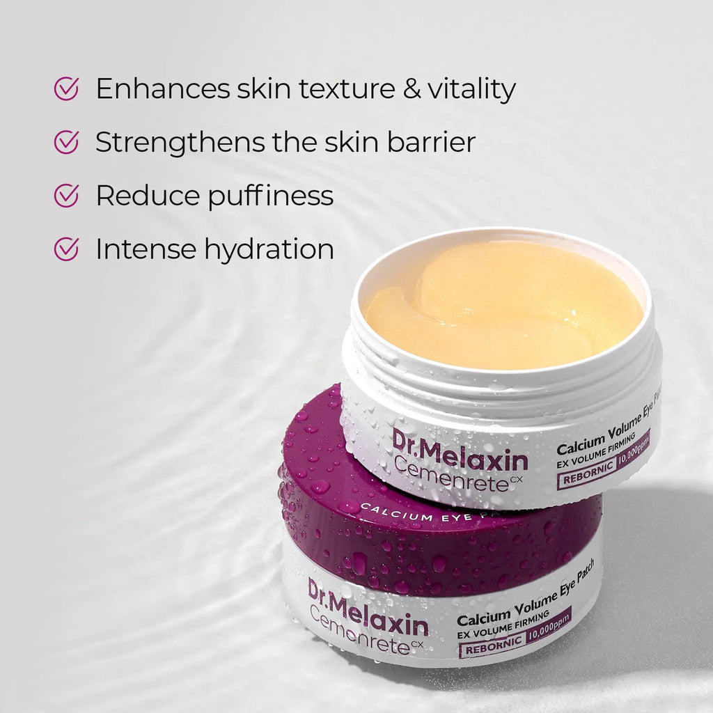 Calcium Volume Eye Patch 60ea - Anti-aging, Drooping Eyelid, Puffiness | Korean Cosmetics, Firming&Moisture Mask Under Eye Patch