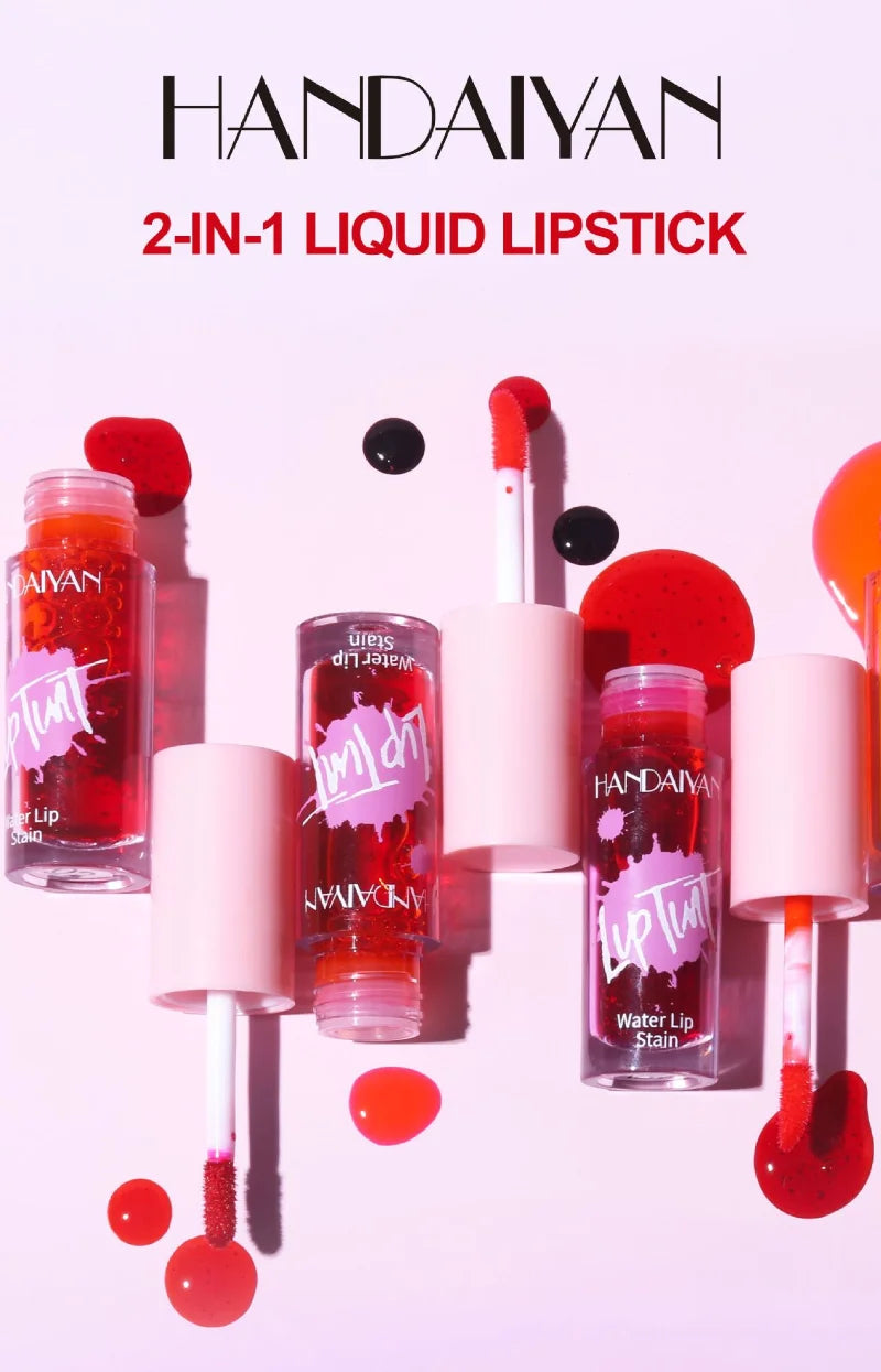 Liquid Lipstick and Blush 2 In 1 Waterproof Long Lasting Water Lip Stain Lips&cheek Makeup