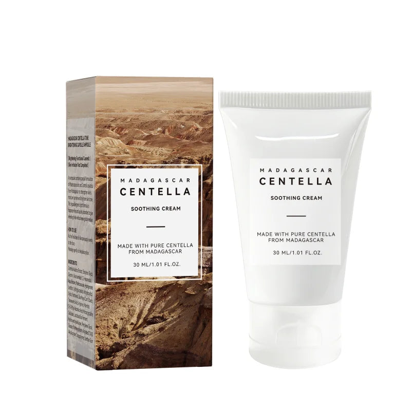 Madagascar Centella Asiatica Serum 55ml - Sensitive Skin Soothing Formula with Acne Support & Deep Moisturizing Care for Face.