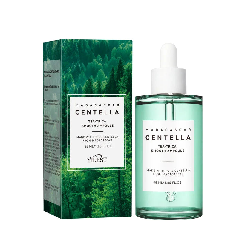 Madagascar Centella Asiatica Serum 55ml - Sensitive Skin Soothing Formula with Acne Support & Deep Moisturizing Care for Face.