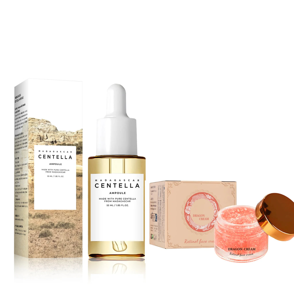 Madagascar Centella Asiatica Serum 55ml - Sensitive Skin Soothing Formula with Acne Support & Deep Moisturizing Care for Face.