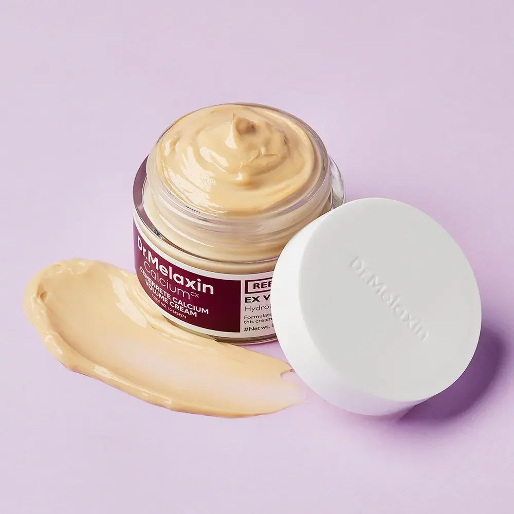 Calcium Cemenrete Volume Intense Firming Cream with Collagen & Elastin, Lifting & Volumizing Face Cream for Sagging Skin