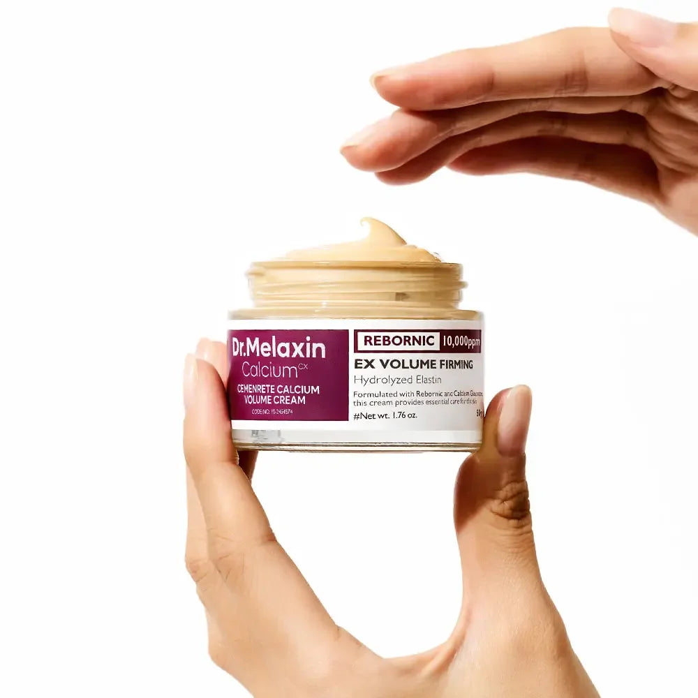 Calcium Cemenrete Volume Intense Firming Cream with Collagen & Elastin, Lifting & Volumizing Face Cream for Sagging Skin