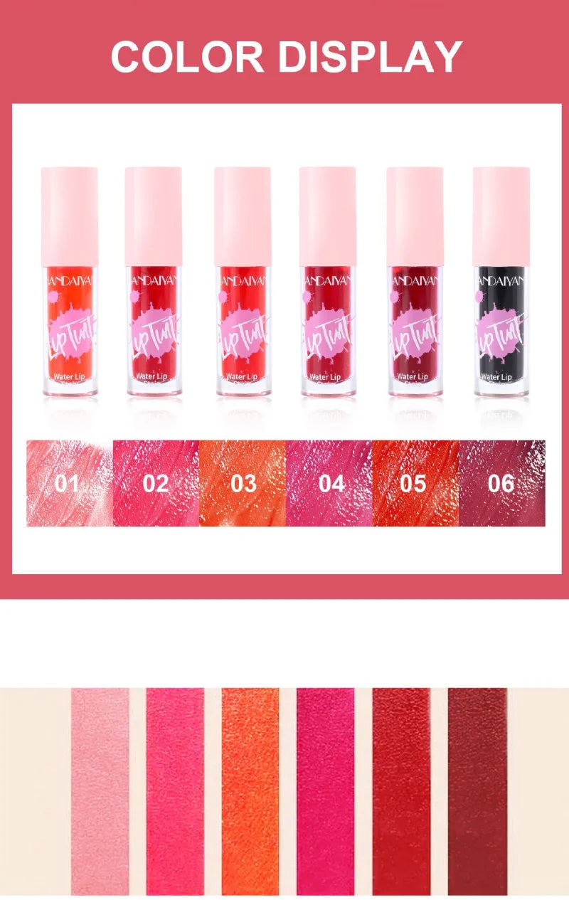 Liquid Lipstick and Blush 2 In 1 Waterproof Long Lasting Water Lip Stain Lips&cheek Makeup